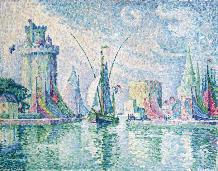 The Green Tower, La Rochelle by Paul Signac