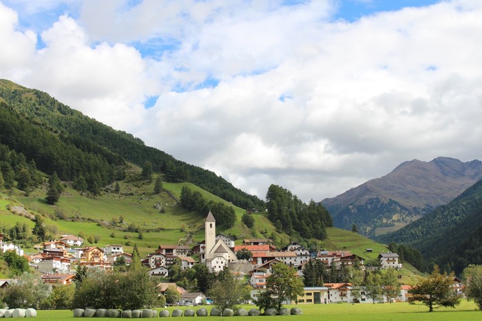 Village in the Italian Alps near Bolzano