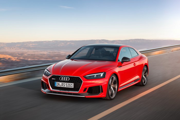 4K Red Audi RS 5201 Quattro Coupe