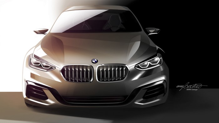 BMW 1-Series Concept Sedan Design Sketch