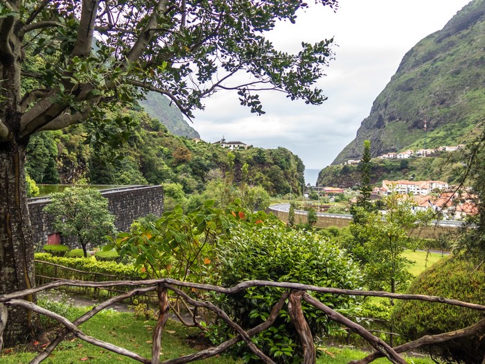 View of Sao Vicente village in Madeira, Portugal