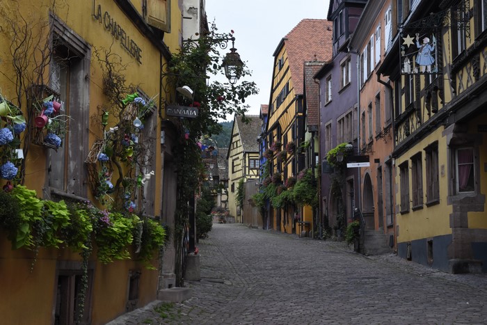 Street in Riquewihr, France
