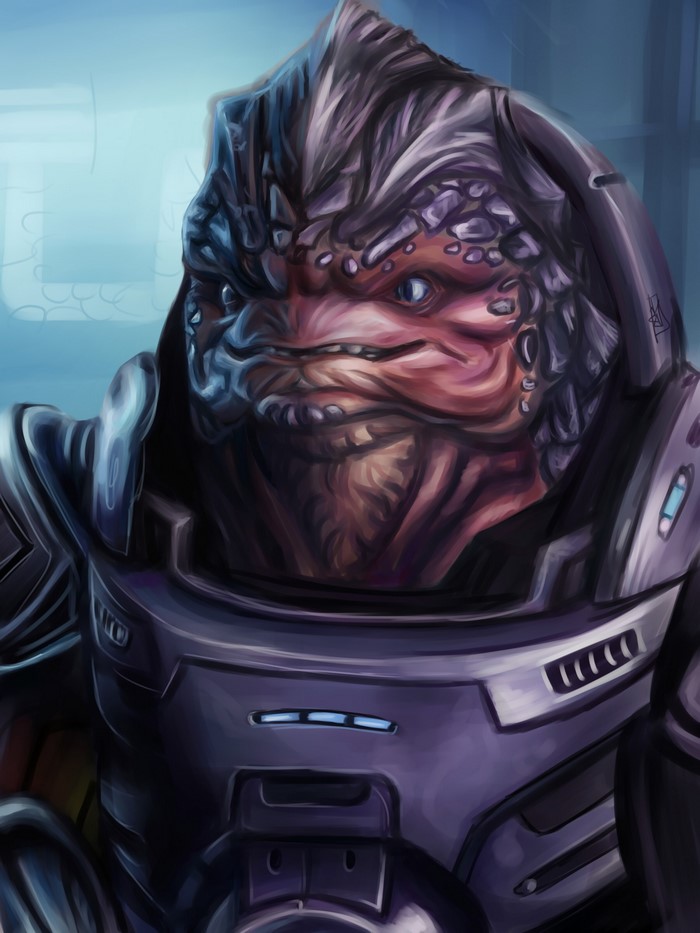 Grunt the Krogan from Mass Effect