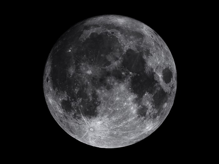 Close-up of the Moon