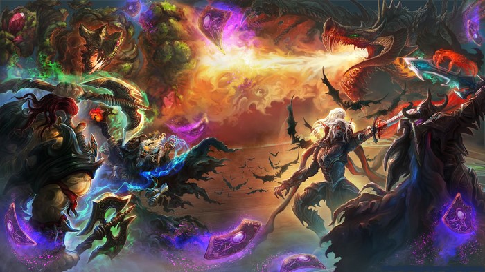 4K Hearthstone Heroes of Warcraft Battles with Dragons