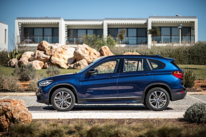 Blue BMW X1 xDrive Sport Line F48