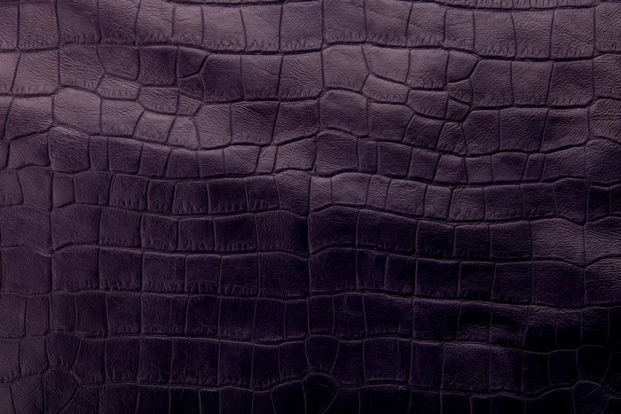 Dark Purple Crocodile Leather Texture