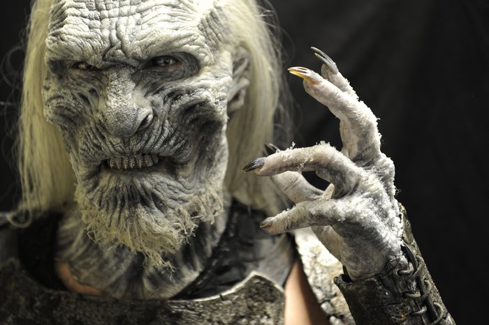 White Walker from Game of Thrones with sharp fingers