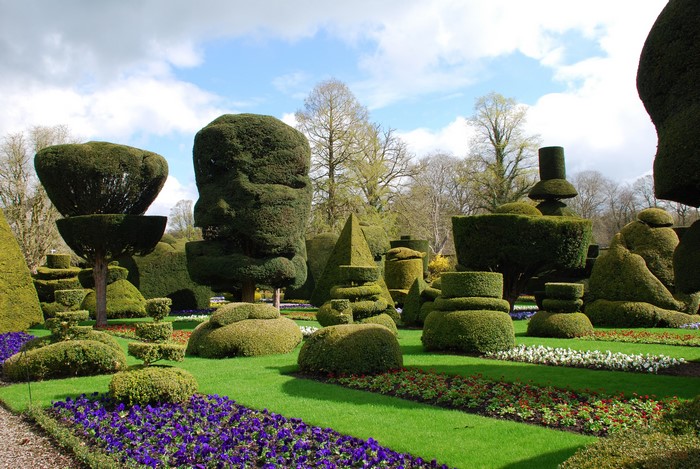 Levens Hall Topiary Garden in England