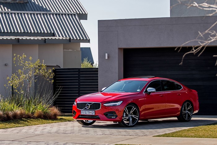 Red 2017 Volvo S90 D5 R-Design