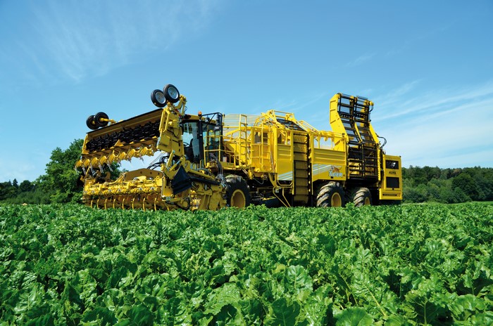 ROPA euro-Tiger V8-4 XL combine harvester in a field
