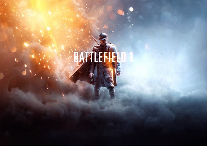 Battlefield 1 Soldier in Smoke and Fire
