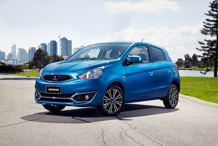 Mitsubishi Mirage 2016 Light Blue