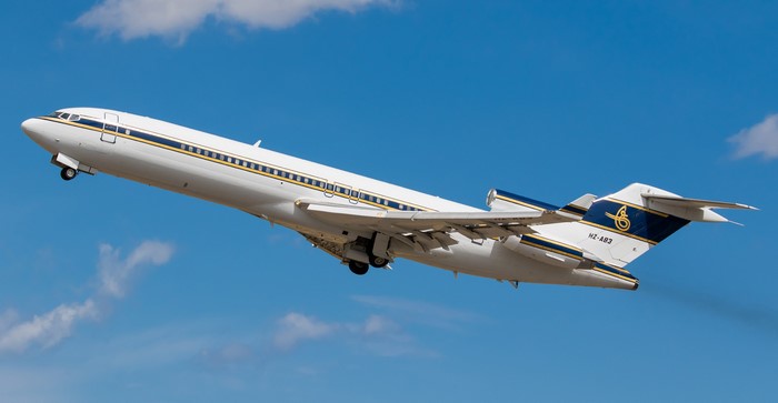 Boeing 727-200 HZ-AB3 taking off