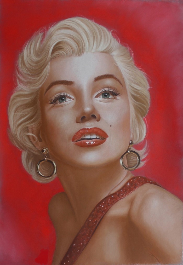 Marilyn Monroe painting