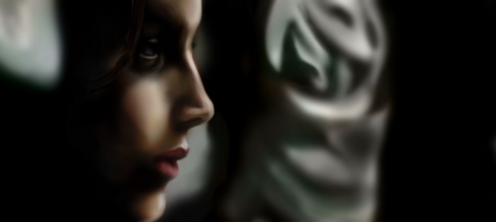 Rachael Tyrell from Blade Runner, Painting Art