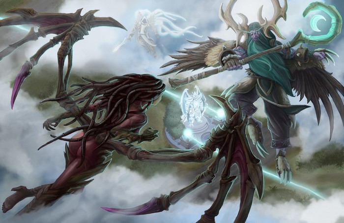 Heroes of the Storm: Tyrael, Sarah Kerrigan, Malfurion, Archangel of Justice