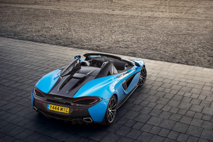 McLaren 570S Spider Cabriolet Back View