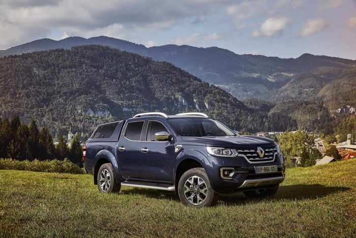 Renault Alaskan Pickup Truck in Mountains