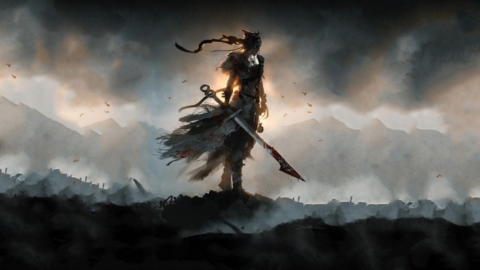 4K Hellblade: Senua's Sacrifice Warrior with Sword