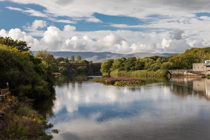 River and bridge in Killorglin, Kerry, Ireland