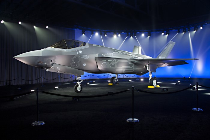 F-35 Lightning II Fighter Jet on Display