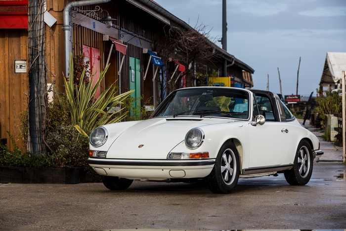 White 1969-71 Porsche 911 S 2.2 Targa
