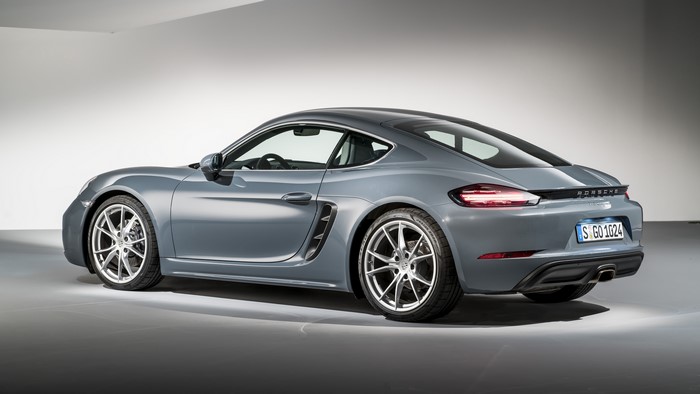 Porsche 718 Cayman Grey