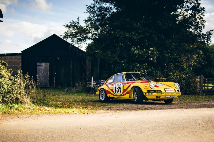 Yellow 1971-72 Porsche 911 S-T 2.5 Coupe
