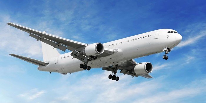 White Passenger Airplane Flying in Blue Sky