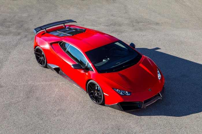 Red 2016 Novitec Torado Huracan LP 580-2 Lamborghini
