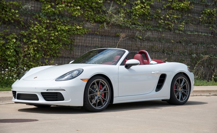White 2017 Porsche 718 Boxster S Cabriolet