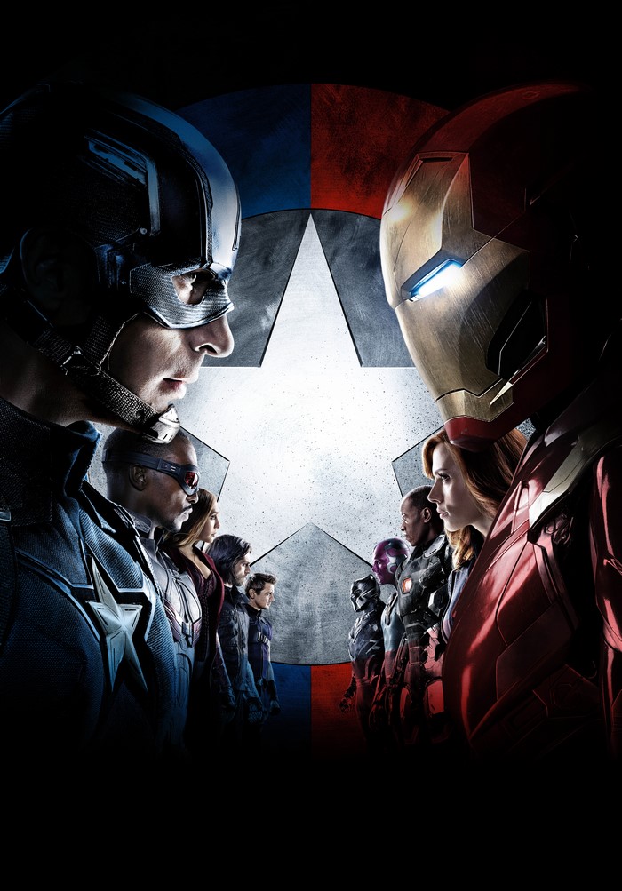 Captain America and Iron Man from Captain America: Civil War