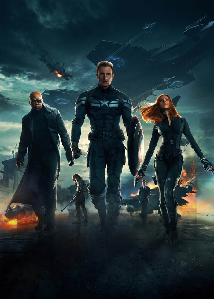 Captain America The Winter Soldier 4K Action Scene