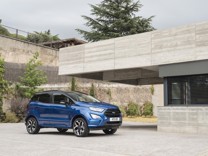 Blue 2017 Ford EcoSport ST-Line Metallic