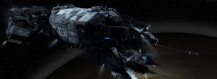 Starship from Alien: Covenant