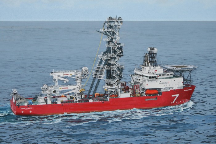 Painting of the Seven Cruzeiro ship