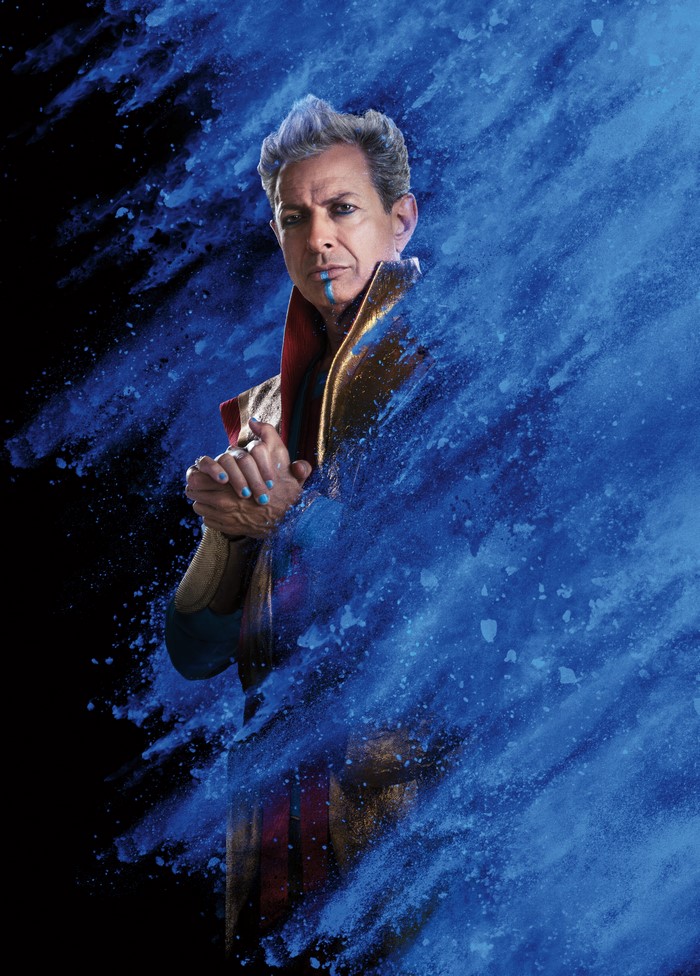 Jeff Goldblum as Grandmaster from Thor: Ragnarok