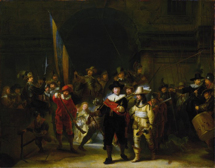 Gerrit Lundens Copy of The Night Watch by Rembrandt