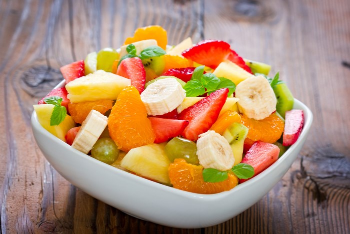 Fruit Salad in a Bowl