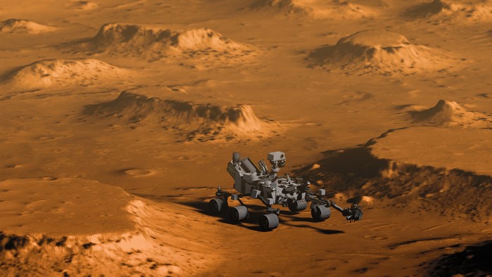 Mars Science Laboratory Curiosity on Mars