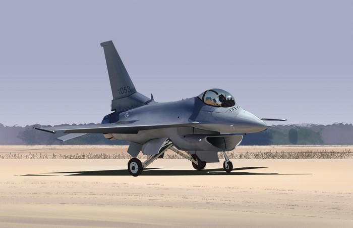Fighter Jet on Tarmac