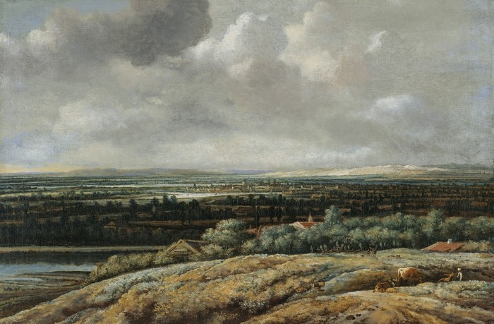 Panoramic View of a Cityscape by Philips Koninck