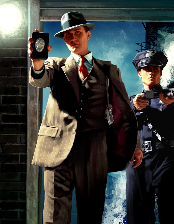 Two detectives from L.A. Noire