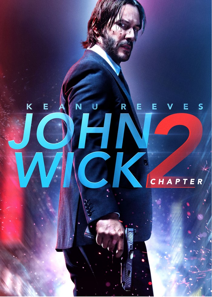 John Wick 2 Keanu Reeves with Pistol 4K