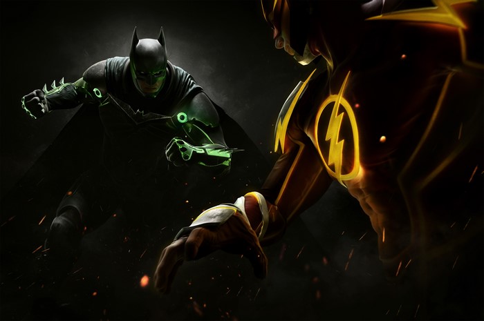 Batman and The Flash from Injustice 2