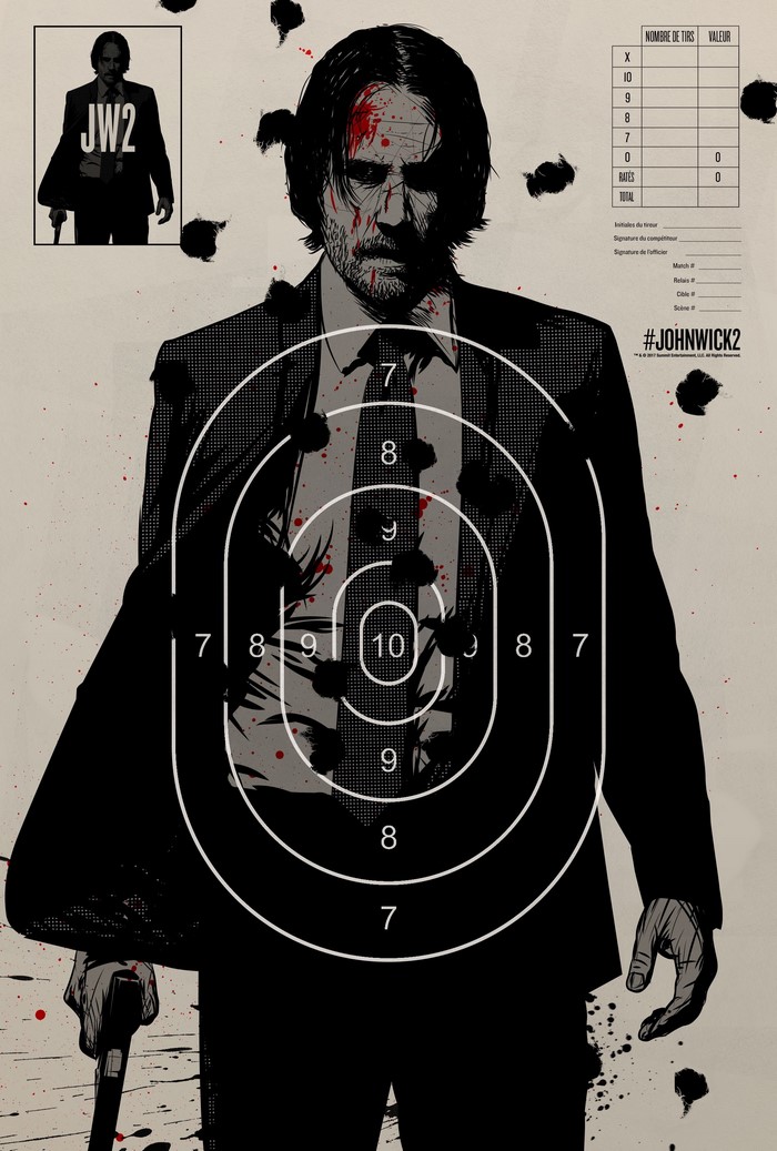John Wick: Chapter 2 Shooting Target