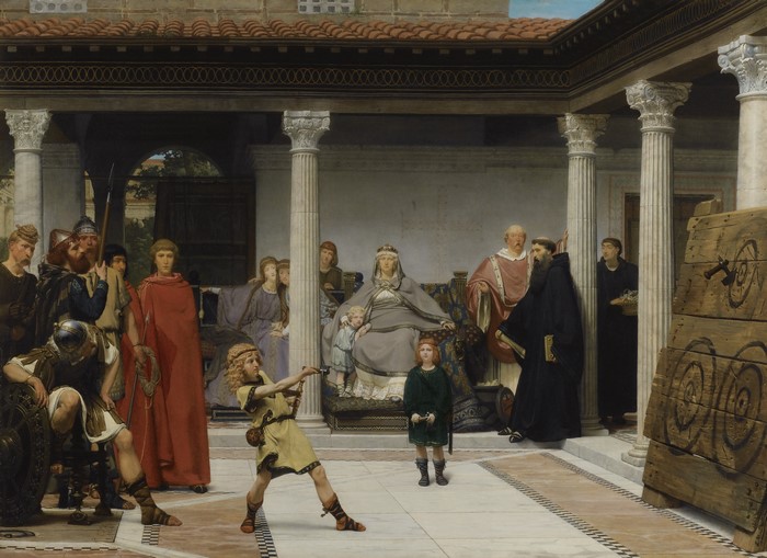 The Education of the Children of Clovis by Lawrence Alma-Tadema