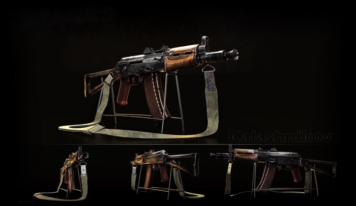 4K AKS-74U Kalashnikov Assault Rifle