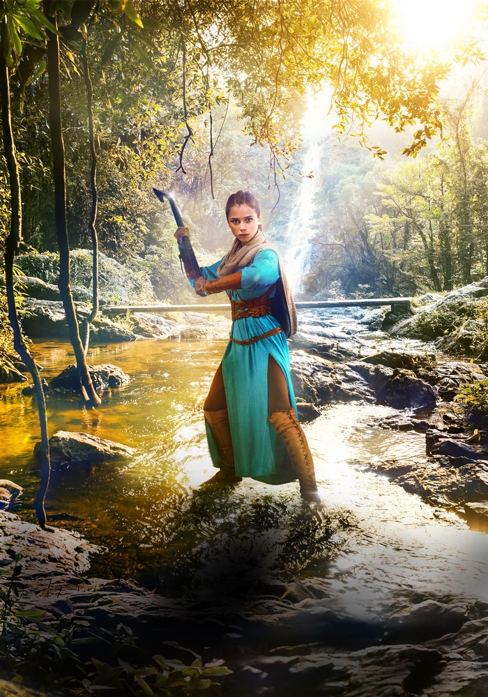 Vasilisa from The Last Warrior 2017 in Forest 4K